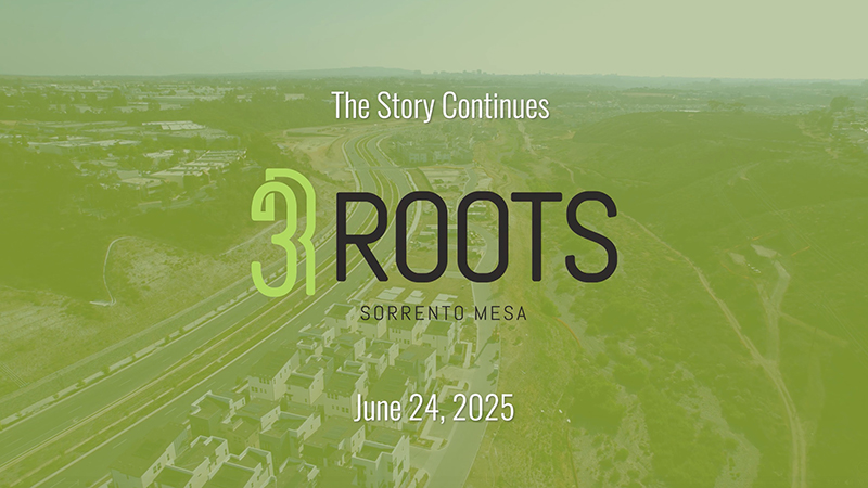 Construction update at 3Roots in Sorrento Mesa