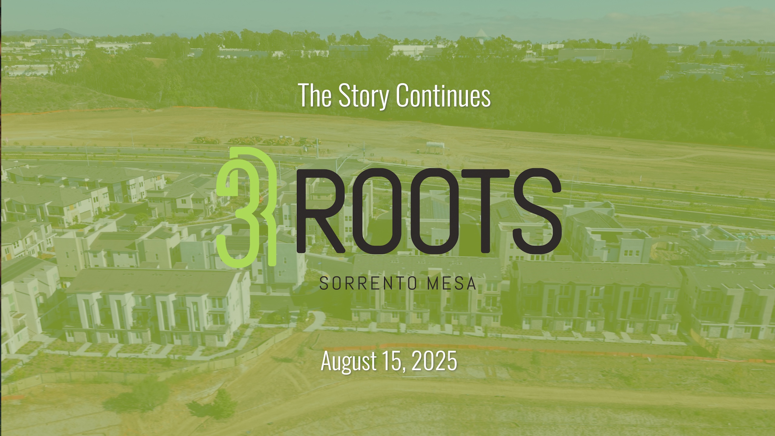 Construction update at 3Roots in Sorrento Mesa
