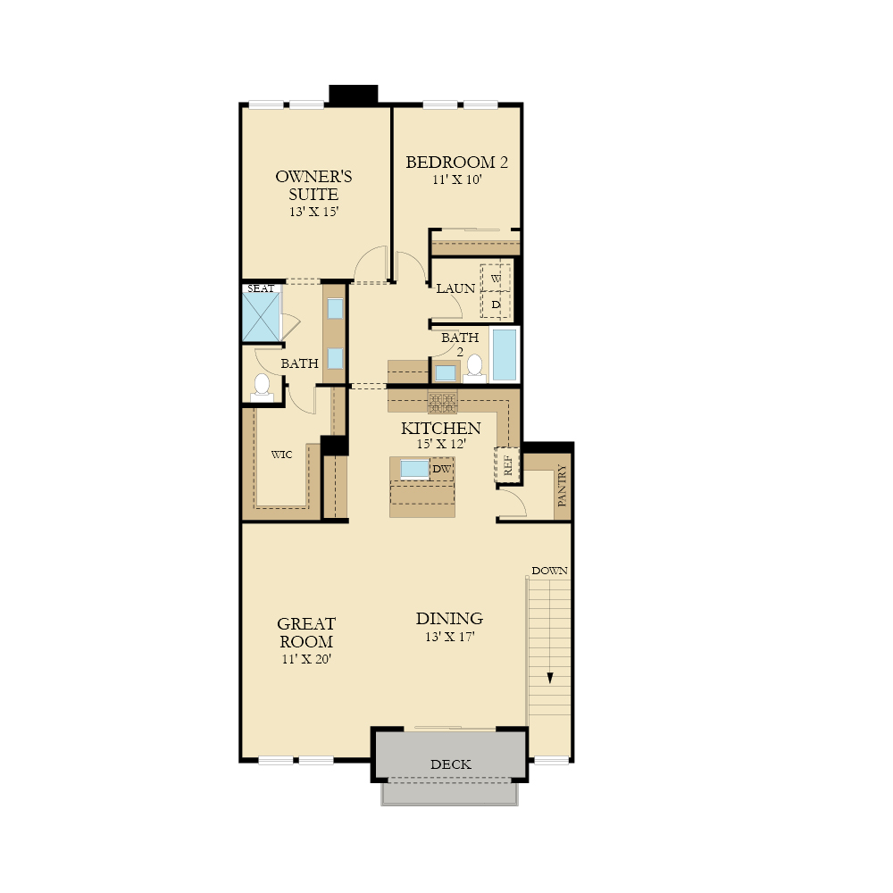 second floor