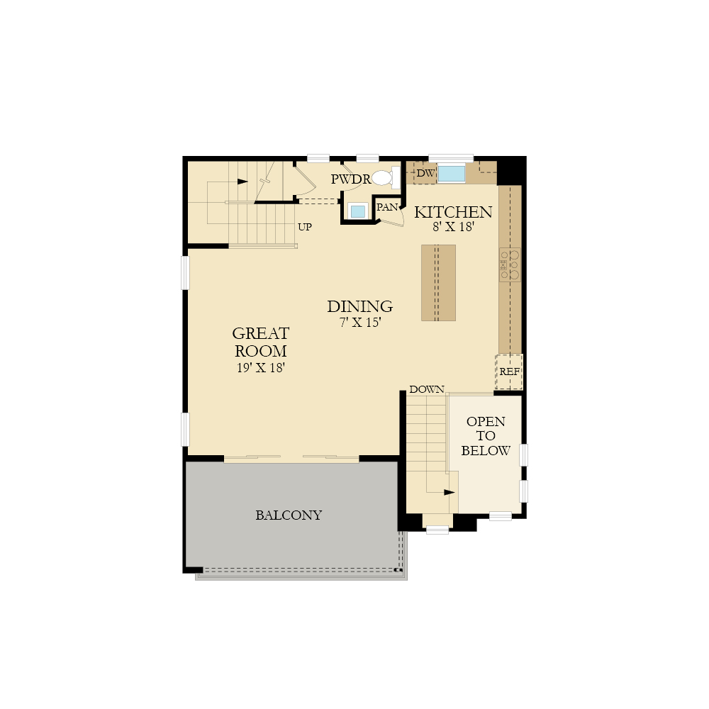 second floor