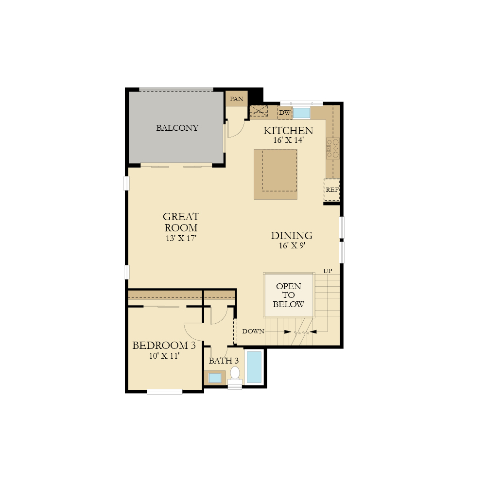 second floor