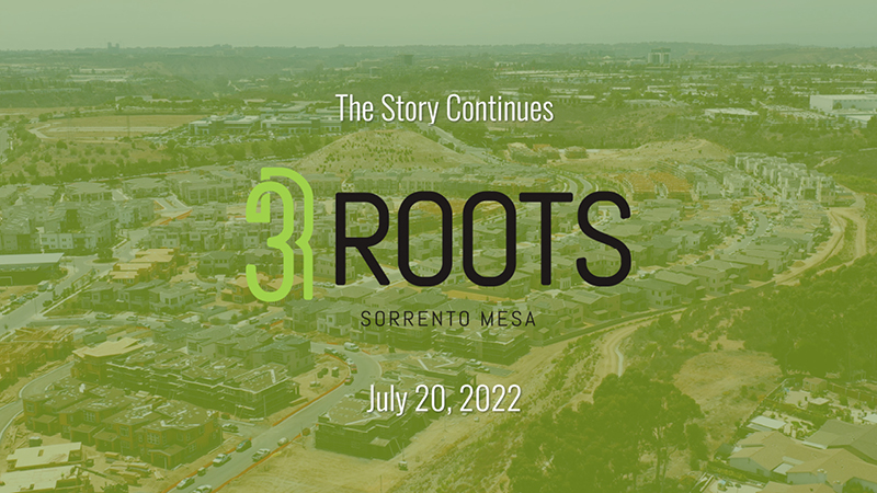 Construction updates on 3Roots communities in Sorrento Mesa