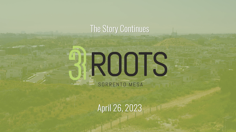 Construction updates on 3Roots communities in Sorrento Mesa