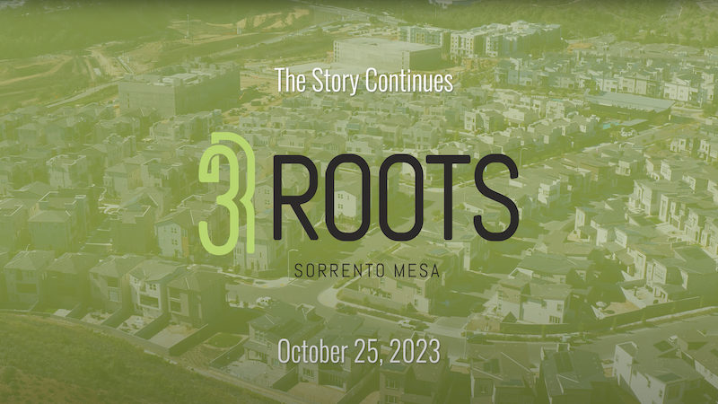 Construction updates on 3Roots communities in Sorrento Mesa