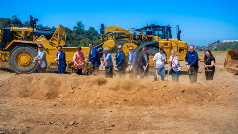 Image of the groundbreaking event